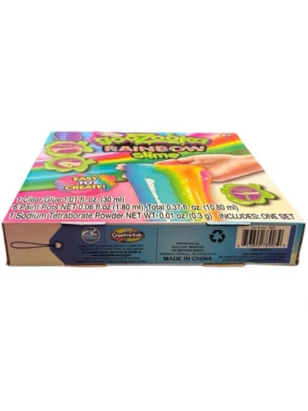 Create Your Own Rainbow Slime Kit DIY Kids 6+ Rainbow Slime New In Box